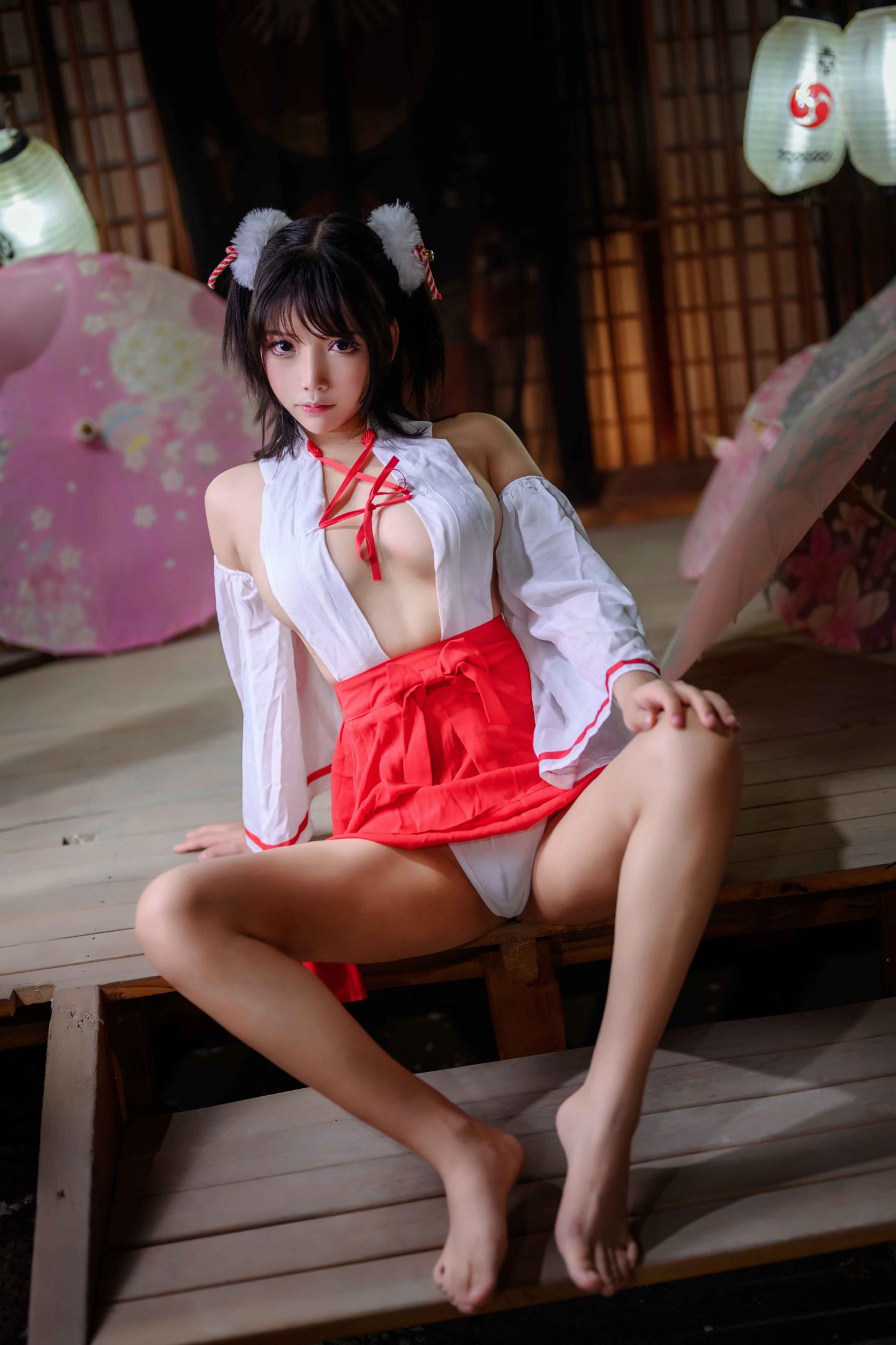 抱走莫子A_NO.020限量电子版巫女插图1